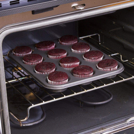 TG66027 MUFFIN BLACHA BAKER FÜR 12 antihaftbeschichtete Cupcakes