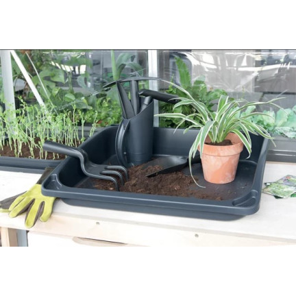 INST01-S433 Mini Greenhouse Seedling Tray for Sowing Seeds – Starter Kit + Tools