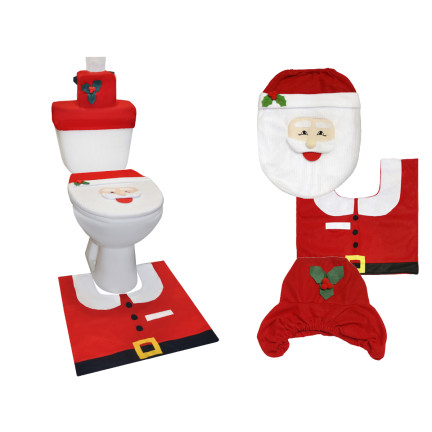 SW62 BADEZIMMER SET WEIHNACHTSWUNDER DECKEL BADEZIMMERTEPPICH