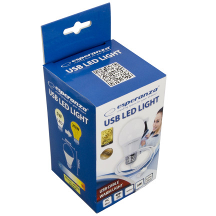 ELL170 ESPERANZA LED ŽÁROVKA USB 5W