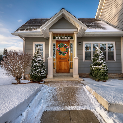 GOS0790 VÁNOČNÍ VĚNEC 15 SVĚTEL 40 CM ČERVENÝ A BÍLÝ