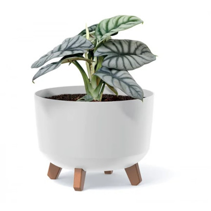 DGRL200-S449 Round Garden Planter Pot with Legs, 