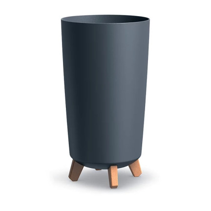 DGTL240-S433 Gracia Tubus Slim Plant Pot, Anthracite