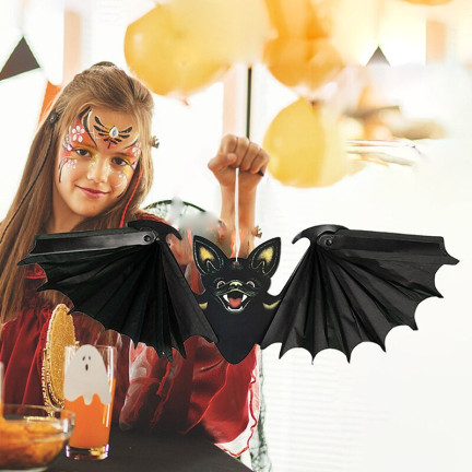TG44483 NETOPÝR HALLOWEEN DEKORACE ZÁVĚSNÁ VELKÁ