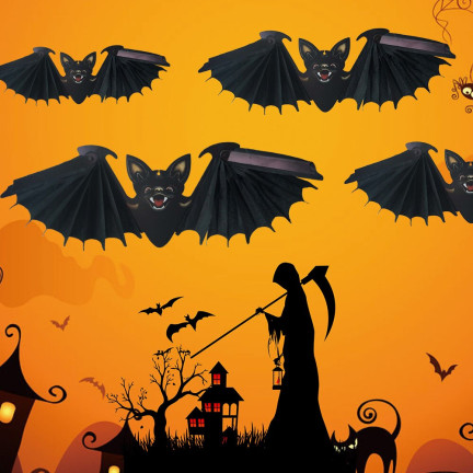 TG44483 NETOPÝR HALLOWEEN DEKORACE ZÁVĚSNÁ VELKÁ