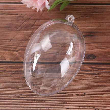 TG35238 Acrylic Egg, 8 cm Plastic Egg, for Decorating, Easter Decorations