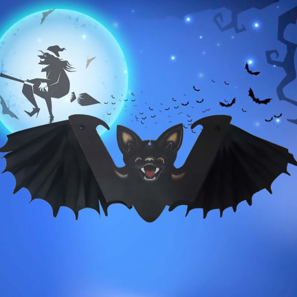 TG44483 NETOPÝR HALLOWEEN DEKORACE ZÁVĚSNÁ VELKÁ