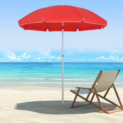 GAO8364 STRANDSCHIRM ZERBRECHLICH GARTENSCHIRM MIT UPF 30+ FILTER 155CM
