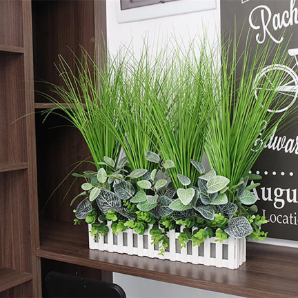 CV06320 Artificial Decorative Grass in a Pot, 55 cm