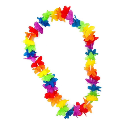 SP52 Hawaiian flowers Hawaiian necklace party
