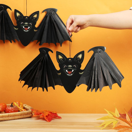 TG44483 NETOPÝR HALLOWEEN DEKORACE ZÁVĚSNÁ VELKÁ