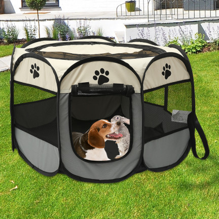 TG64647 HUNDEKÄFIG KATZENSTALL STALL BETT GATTER