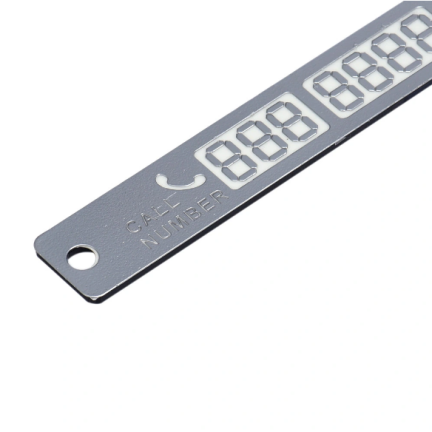 NN73 Parkovací značka s telefonním číslem na čelní sklo 