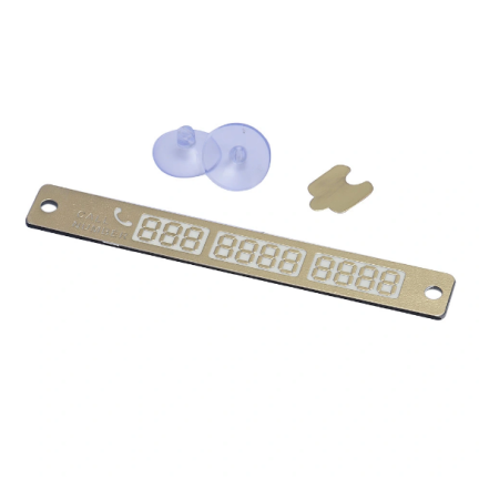 NN73 Parkovací značka s telefonním číslem na čelní sklo 