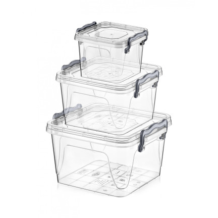 HOB021134 STORAGE POTENTIAL Satz von 3 Stück FOOD POCKET