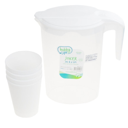 HOB061115 DŽBÁN SE 4 ŠÁLKY 1,75 L