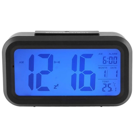 AP29 WECKER DIGITALUHR GROSSES LCD-THERMOMETER TISCHKALENDER SNOOZE