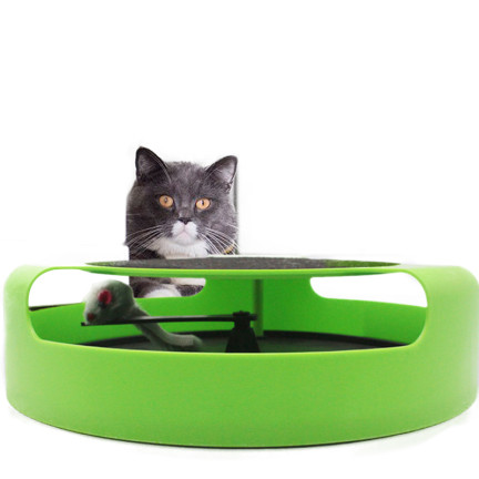 Katzenspielzeug maus rad kratzer maus 25cm