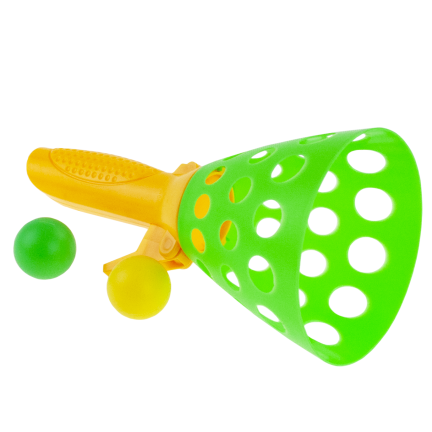 IM007 GESCHICKLICHKEITSSPIEL BALL LAUNCHER BALL FANG BALL FÜR KINDER SPIELE