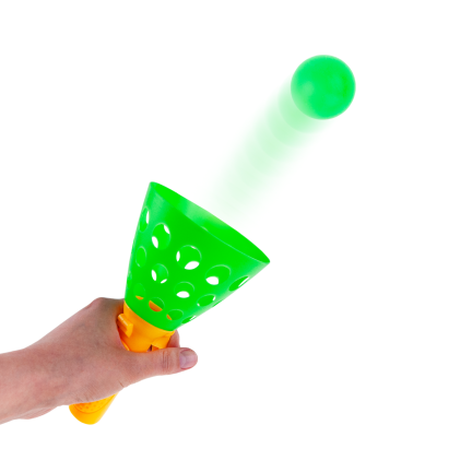 IM007 GESCHICKLICHKEITSSPIEL BALL LAUNCHER BALL FANG BALL FÜR KINDER SPIELE
