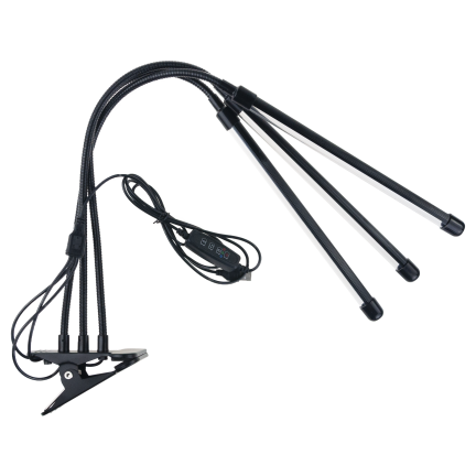 IM010 3 ARM PFLANZENWACHSTUM LICHT 60 LED TIMER + FERNBEDIENUNG