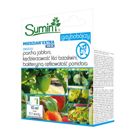SUM20 Miedzian Ekstra 350 SC 10ml, Krankheitsbehandlung für Gemüse und Obstbäume