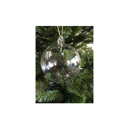 35232-BN 12 Stück Acryl 10cm FULL BALL FOLDING BALLS PLASTIC TRANSPARENT