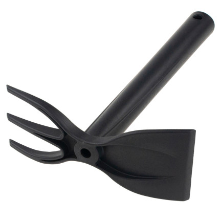 Inmo-S411: hook, hoe with tines, rake, hand cultivator, garden tines