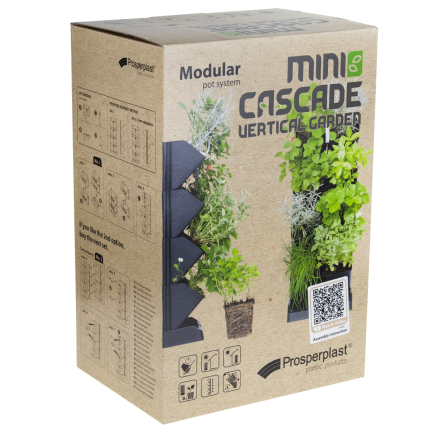 IO1W200-S433 vertical garden, modular standing herbarium, planters, pots, cascading flower bed
