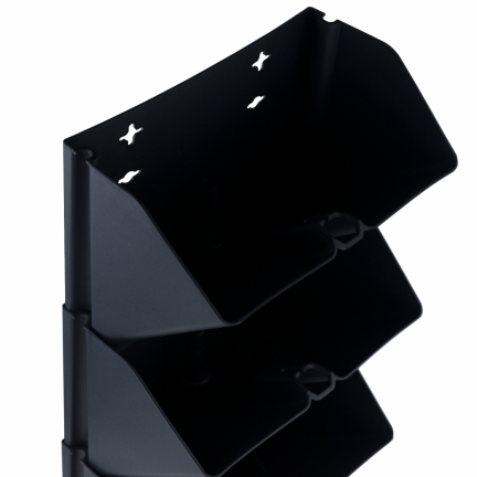 IO1W200-S433 vertical garden, modular standing herbarium, planters, pots, cascading flower bed
