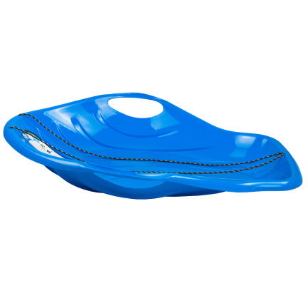 ISDM-3005U GROSSER SCHLITTENBOBSLE SLIDE Schlittengleiter mit Schneegriffen BLAU