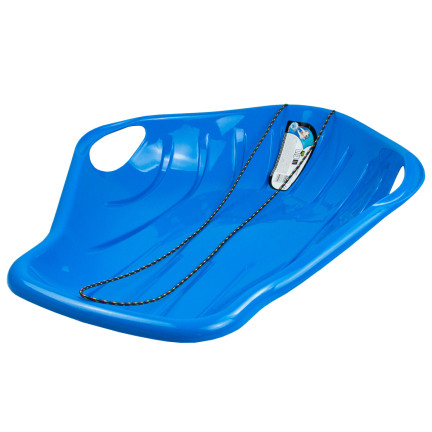 ISDM-3005U GROSSER SCHLITTENBOBSLE SLIDE Schlittengleiter mit Schneegriffen BLAU