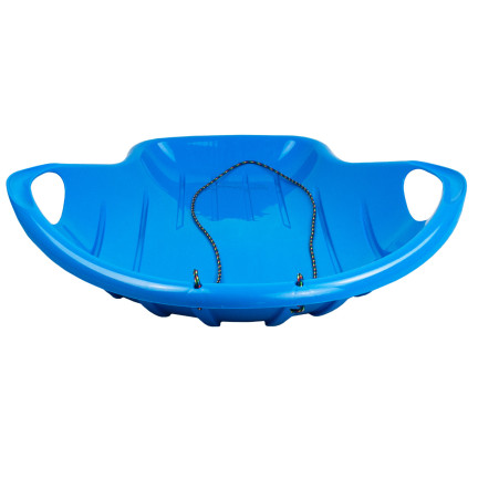 ISDM-3005U GROSSER SCHLITTENBOBSLE SLIDE Schlittengleiter mit Schneegriffen BLAU