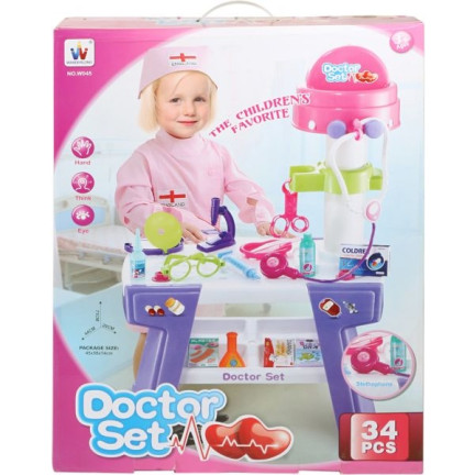 TG55499 ARZT SET 34TLG. SPIELZEUG ARZT SET