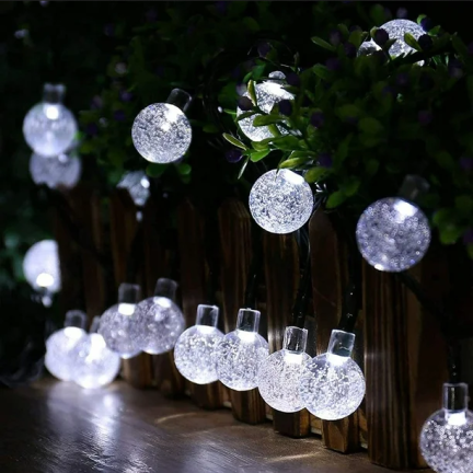 TG71398-2 SOLARLAMPE GIRLAND 20LED 5M GARTENLAMPE FÜR BALKON string KALTES LICHT