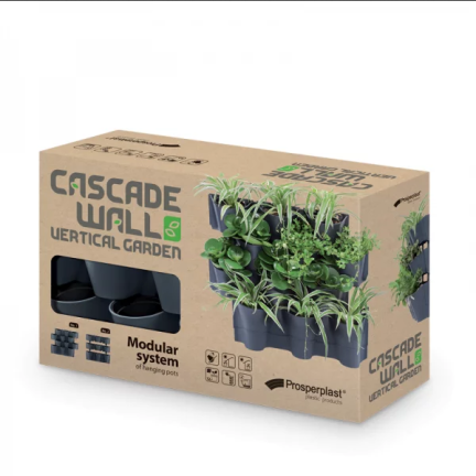 IO2W600W-S433 VERTIKALER GARTEN HÄNGENDE KASKADE KASKADE MODULARE BLUMENWAND