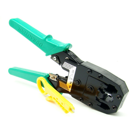 TV37 RJ-45 RJ45 RJ12 RJ11 RJ9 + KRIMPOVACÍ KLEŠTĚ