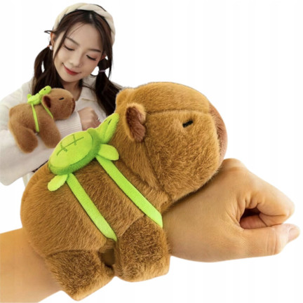 TG81323 KAPYBARA S BATOHEM PLYŠOVÝ MASKOT DÁREK MICKEY KAPI