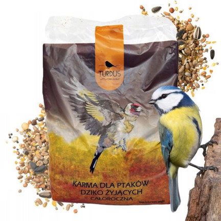 Wildvogelmischung, Ganzjahresfutter, Getreidekörner, Turdus 1kg