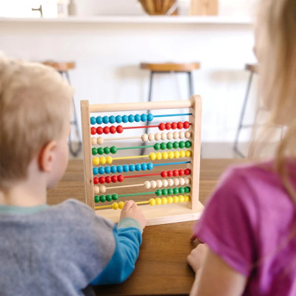 TG67013 HOLZABAKUS ZUM ZÄHLEN LERNEN SCHULE FÜR KINDER