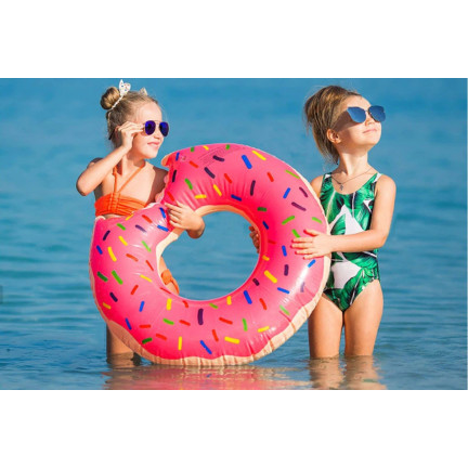 TG48122R PLÁŽOVÉ NAFUKOVACÍ KOLO DONUT RŮŽOVÉ