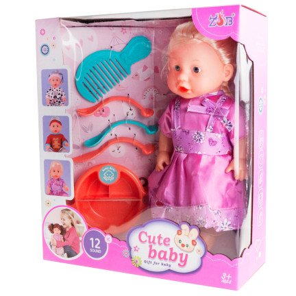 KSL749003 INTERAKTIVE PUPPE MIT ZUBEHÖR SPRICHT LACHEN