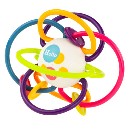 TG70286 BEISSRING BUNTEN RASSEL SENSORISCHEN BALL SPIRALE PERLEN VERFLOCHTEN