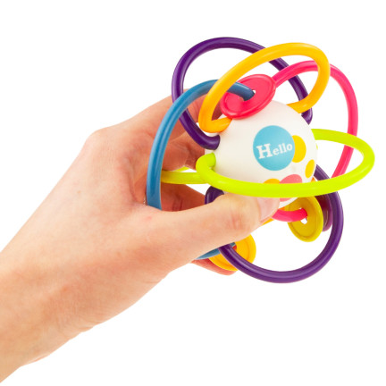 TG70286 BEISSRING BUNTEN RASSEL SENSORISCHEN BALL SPIRALE PERLEN VERFLOCHTEN