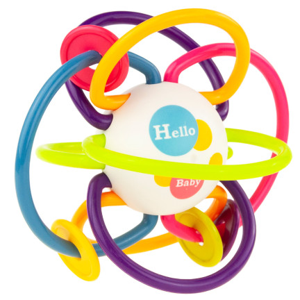 TG70286 BEISSRING BUNTEN RASSEL SENSORISCHEN BALL SPIRALE PERLEN VERFLOCHTEN
