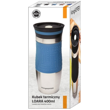 TD18 KonigHOFFER 400ML schwarzer Thermosbecher