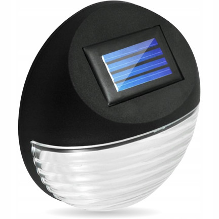 SOL0694 SOLAR-GARTENLAMPE SCHWARZES PLASTIK 11,3 x 11,3 x 4,5 CM