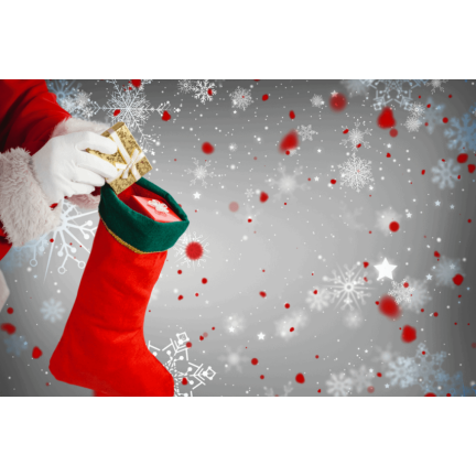 TG53073 GESCHENK SOCKE STOFF UNGEMUSTERT UNI WEIHNACHTEN SOCKE MICKEY EKO