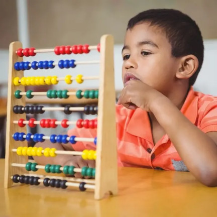 TG67013 HOLZABAKUS ZUM ZÄHLEN LERNEN SCHULE FÜR KINDER