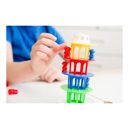 TG55521 BALANCIERTURMSPIEL WACKELNDER, SCHIEFER TURM